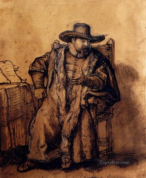 Rembrandt van Rijn Painting - Retrato de Cornelis Claesz 1640 Rembrandt